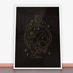Plakat żeński znak zodiaku skorpion