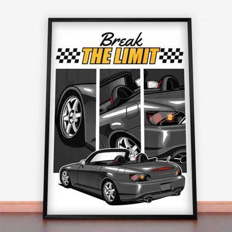 Plakat Honda S2000 The Limit