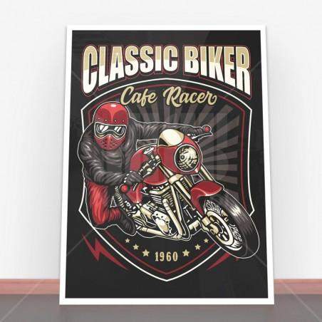 Plakat Classic Biker Cafe Racer