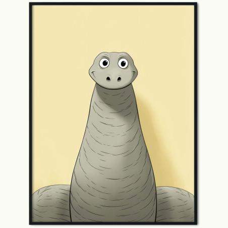 Plakat Uśmiechnięty Wąż