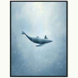 Plakat Wieloryb w Głębinach
