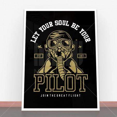 Plakat Let Your Soul Be Your Pilot