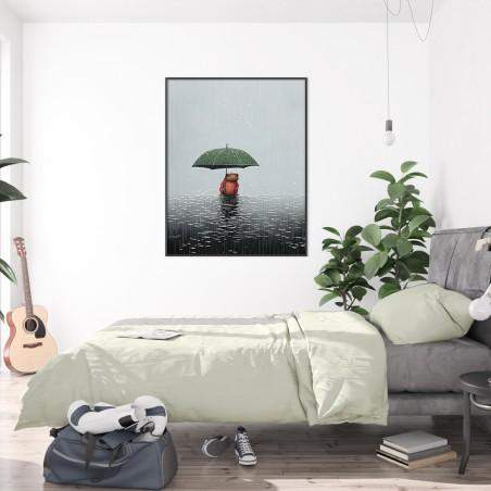 Poster Ropucha w Deszczu