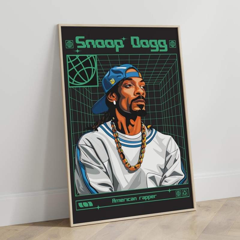 Plakat Snoop Dogg American Rapper - Obrazy nowoczesne