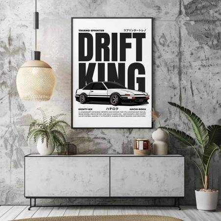 Poster Drift King Hachi-Roku