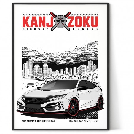 Plakat Kanjozoku - Highway Legend