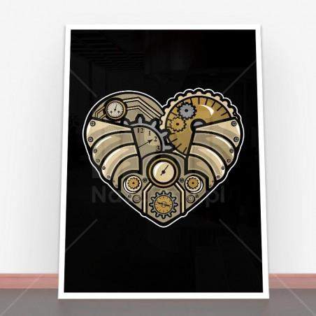 Plakat Steampunk Heart