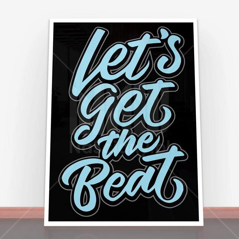 Plakat Let's Get The Beat