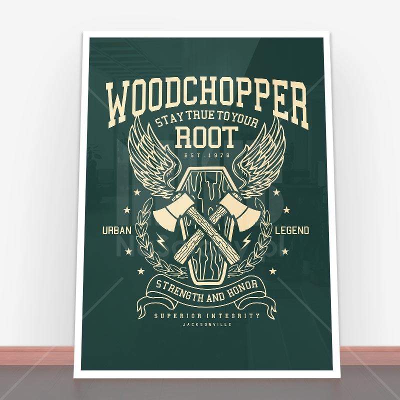 Plakat Woodchopper
