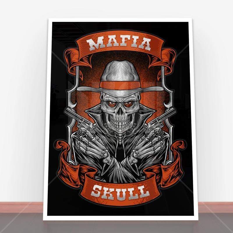 Plakat Mafia Skull