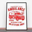 Plakat Ambulance