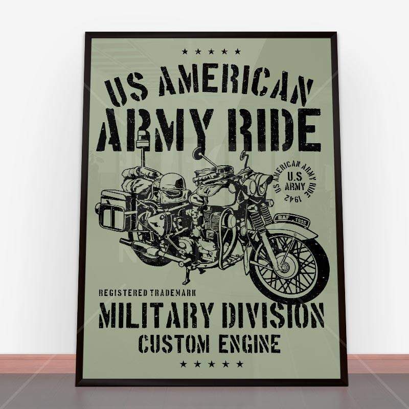 Plakat Army Ride