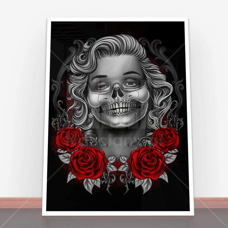 Plakat Monroses Skull
