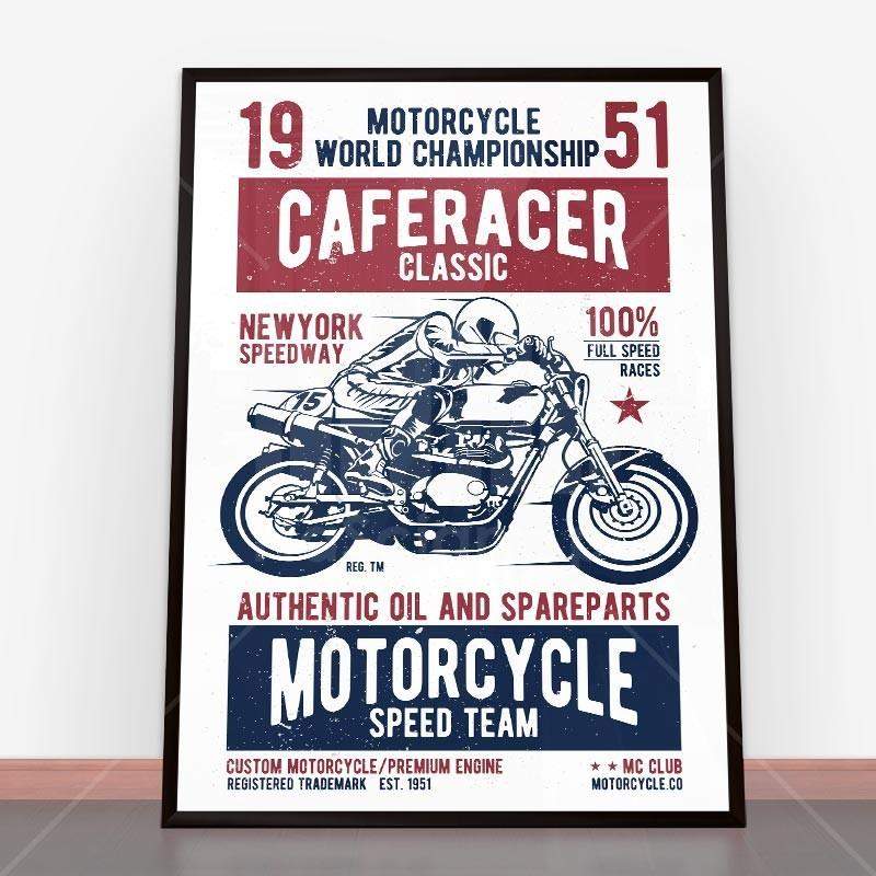 Plakat Caferacer Classic Race