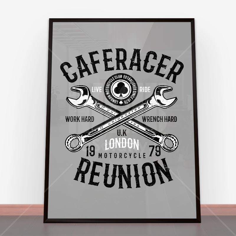 Plakat Caferacer Reunion