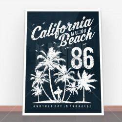 Plakat California Malibu Beach