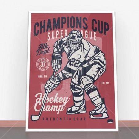 Plakat Champions Cup Hockey