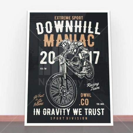 Plakat Downhill Maniac