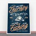 Plakat Fishing Therapy