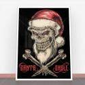 Plakat Santa Skull