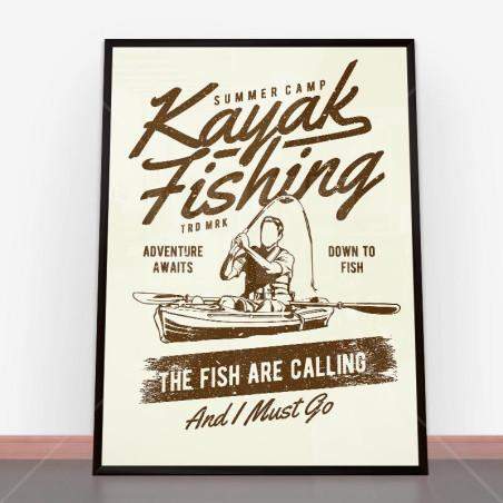 Plakat Kayak Fishing