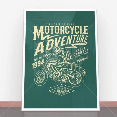 Plakat Motorcycle Adventure