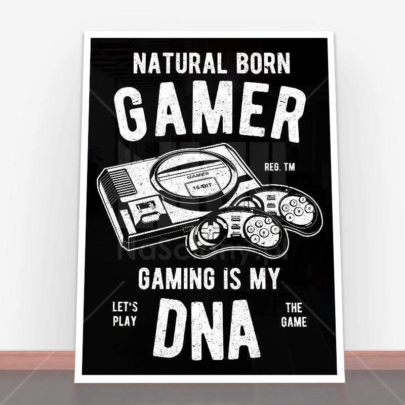 Plakat Natural Born Gamer