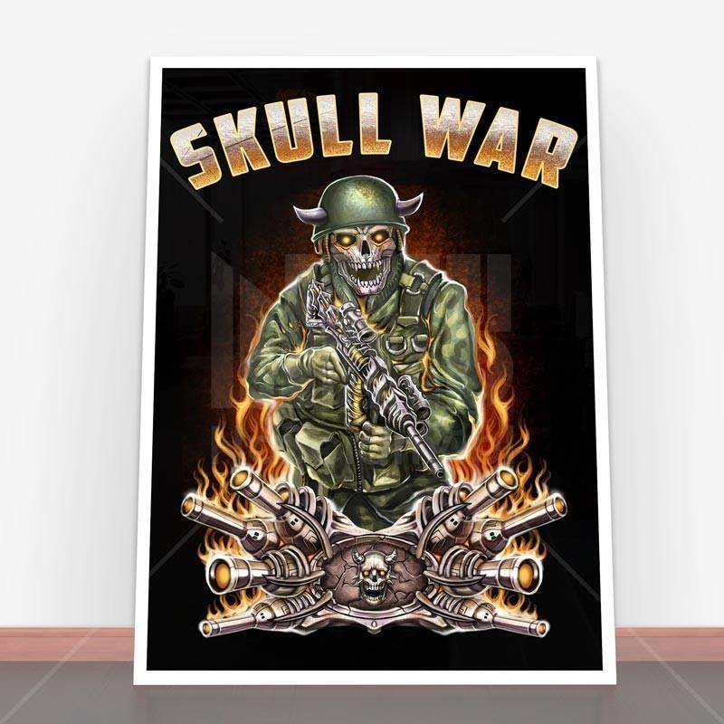 Plakat Skull War