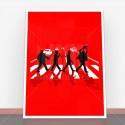 Plakat Abbey Road Killer Red