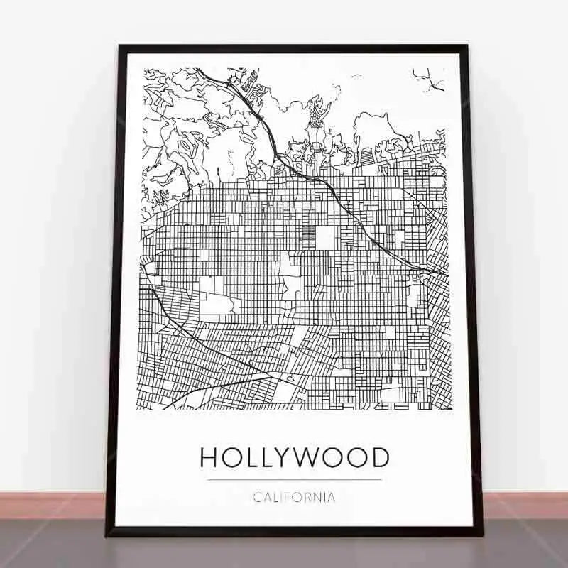 Plakat Bronx mapa.