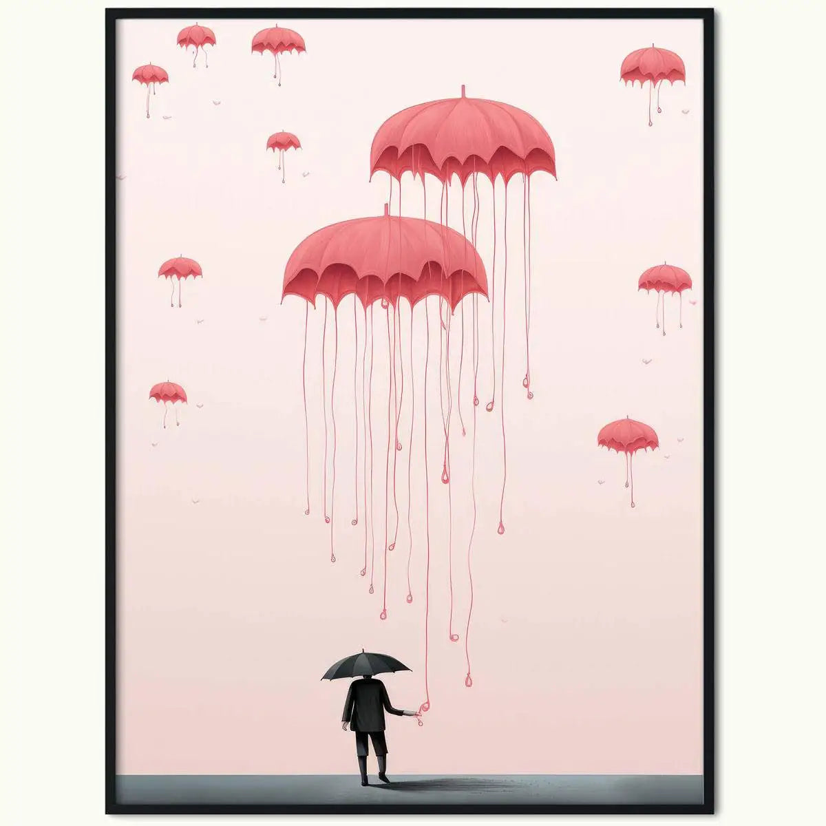 Plakat Człowiek i Meduzy.