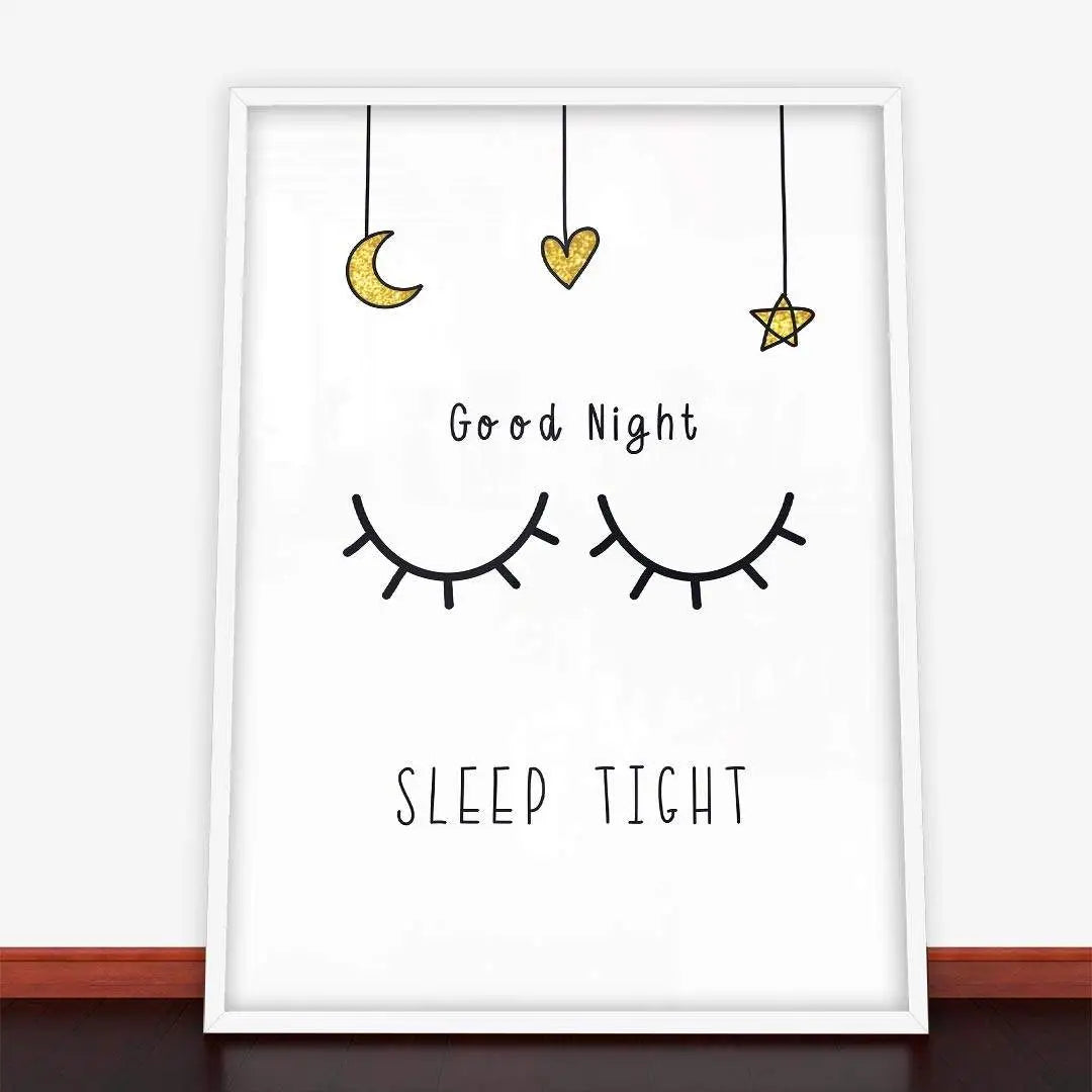 Plakat Good Night Sleep Tight.