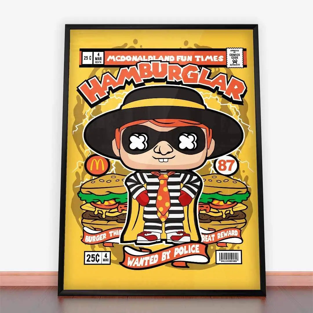 Plakat Hamburglar.
