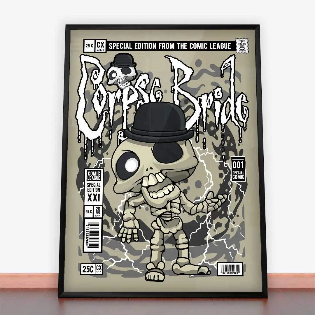 Plakat Skeleton Corpse Bride.